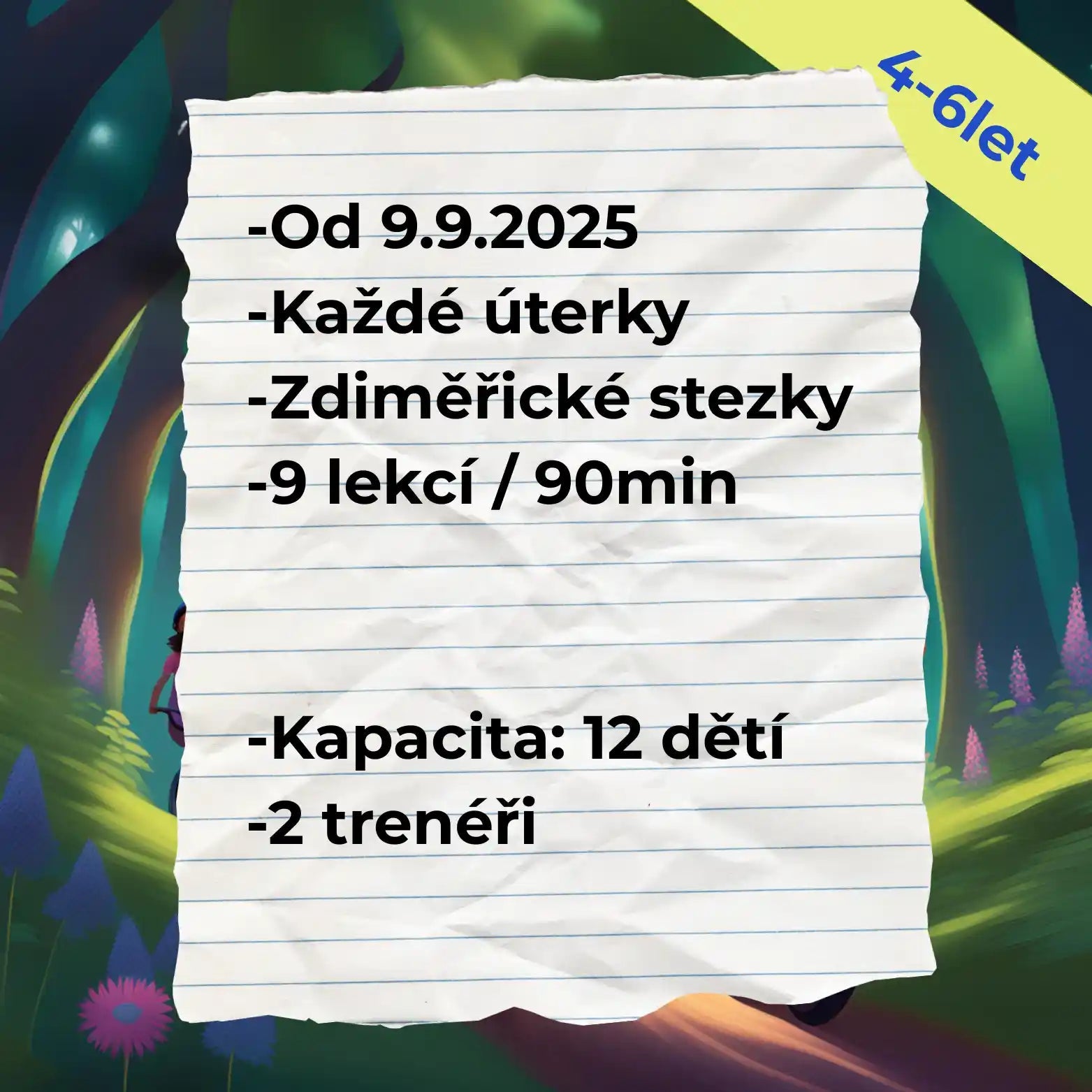 Cyklokroužek 4 - 6let Zdiměřice - TreninkCyklistiky.cz